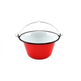 Cumpara ieftin Ceaun Emailat Rosu 0.8L Perfect Home - Servire si Gatit, Diametru 14.5 cm