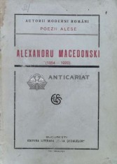 Poezii alese - 1921 - Alexandru Macedonski ($M128)