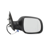 Oglinda usa exterioara VW Amarok, 01.202012, partea Dreapta, reglare electrica; carcasa neagra; incalzit; sticla convexa; geam cromat; MKSW68,