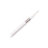 Cablu coax RG6CAC alb