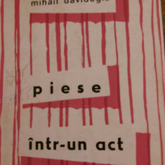 Piese intr-un act Mihail Davidoglu 1962