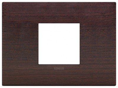 Rama Ornament 2M lemn pentru doza de 3M Vimar Arke wenge 19652.41 foto