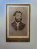 RARA Foto CDV, Portret de revolutionar, Ruzicska Gyula, Debrecen, ca. 1870!