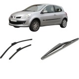Cumpara ieftin Set 3 stergatoare RENAULT CLIO III Hatchback Van (SB, SR) 2005-2014, parbriz si luneta, Bosch Twin-Aerotwin