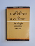 Cumpara ieftin De la T. Maiorescu la G. Călinescu &ndash; &Icirc;ntocm. Eugen Simion, Ed. Eminescu, 1971