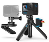 Camera Video de Actiune GoPro HERO10B, Filmare 5.3K 30fps, 23MP, Waterproof, GPS, Bluetooth, Wi-Fi, Microfon, cu Bundle (Negru)
