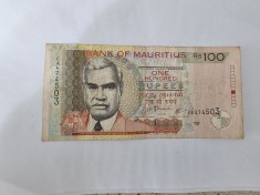 Mauritius 100 Rupees 2009 foto