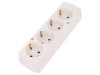 Conector AC Mamă Spliter 2P 250V 16A Alb