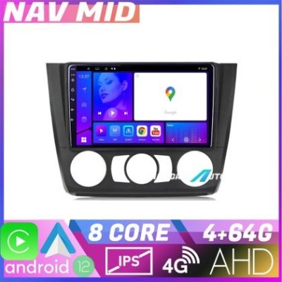 Navigatie BMW Seria 1 E87 2007 2011 clima manuala KIT bmw117 manual EDOTEC-LITE Android Ecran 720P Octa Core 4 64 Carplay CarStore Technology foto