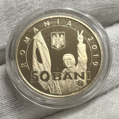 50 Bani 2019 PROOF, Alama, Romania, 30 Ani de la Revolutia Romana din Dec. 1989