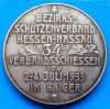 Moneda Adolf Hitler 1933 Hessen Nassau, 36mm, Replica
