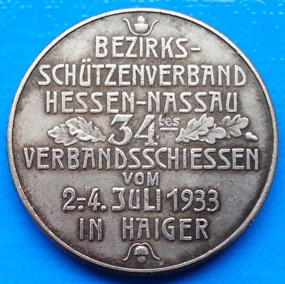 Adolf Hitler 1933 Hessen Nassau 36mm