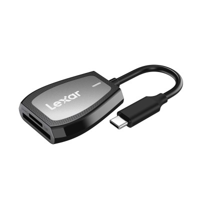 Lexar Cardreader SD &amp;amp; microSD (LRW470U) UHS-II Dual-Slot Reader (USB-C) foto