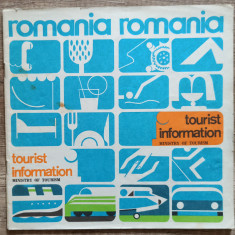Romania, tourist information// brosura perioada comunista