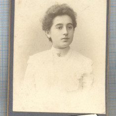 W48 FOTO CABINET -DOAMNA IN TINUTA DE EPOCA-FOTOGRAF WILHELM STEIN - BERLIN