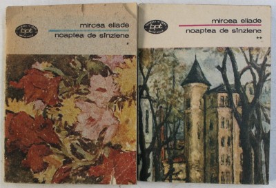 NOAPTEA DE SANZIENE, 2 VOLUME de MIRCEA ELIADE foto
