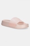 U.S. Polo Assn. papuci AMAMI femei, culoarea bej, cu platforma, AMAMI009W/5G2