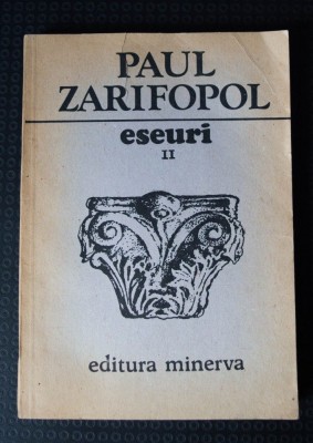 Paul Zarifopol - Eseuri (vol. II) foto