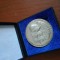 medalie AVERESCU, PREZAN,ANTONESCU , Maresalii Romaniei , bronz placat cu argint .Diametru 50 mm.