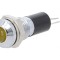 Lampă LED galbenă 12VDC &Oslash;8mm pentru PCB