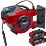 Einhell GE-HR 18/30 Li PXC + Twinpack CB - Tambur cu furtun 30 m + Set 2 acumulatori Li-Ion 18 V 2.5 Ah