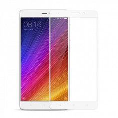 Folie protectie sticla securizata full size pentru Xiaomi MI 5S Plus, alb foto