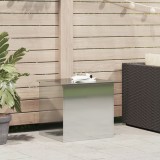 vidaXL Cutie de depozitare pentru exterior - 55x50.5x50 cm din oțel galvanizat