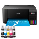 Multifunctional inkjet color Epson EcoTank L3270, A4, USB, Wireless, Negru