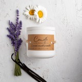 Lavandă, mușețel și vanilie &ndash; Lum&acirc;nare handmade din ceară naturală de soia 150 g
