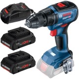 Bosch GSR 18V-50 + ProCORE + GAL 1880 CV - Masina de gaurit si insurubat 50 Nm + Set 2 acumulatori si incarcator Li-Ion 18 V 4 Ah