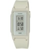 Ceas Dama Casio Collection LF-10WH-8EF Digital, Curea Rasina, Argintiu, Rezistent Apa