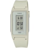 Ceas Dama Casio Collection LF-10WH-8EF Digital, Curea Rasina, Argintiu, Rezistent Apa