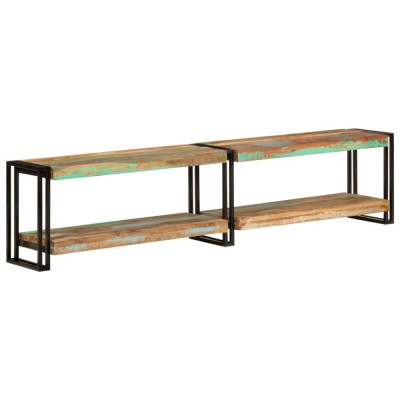 Gossi comoda tv, 180x30x40 cm, lemn masiv reciclat foto