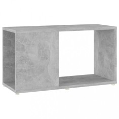 vidaXL Comodă TV, gri beton, 60x24x32 cm, PAL