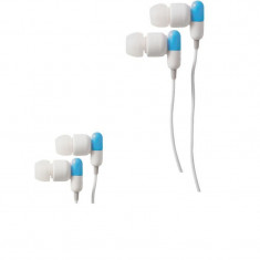 Casti in-ear stereo, 3.5 mm, cablu 1.2 m, dop silicon, Sal foto