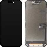Cumpara ieftin Display cu Touchscreen ZY pentru Apple iPhone 16 Pro, cu Rama, Versiune LCD In-Cell, Negru