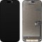 Display cu Touchscreen ZY pentru Apple iPhone 16 Pro, cu Rama, Versiune LCD In-Cell, Negru