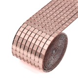 Cumpara ieftin Banda Adeziva din Oglinda, Dimensiune 4 x 100 cm, pentru Home Design si Decor Obiecte, 1024 Bucati, Culoare Auriu Gold, CBD CORAL BEST DEALS 100 g 100
