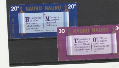 CRaciun 1981,Nauru. foto