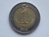 1 LIRA 2005 TURCIA