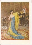FA101 -Carte Postala- GERMANIA - Max Slevogt, Die Tanzerin Marietta di Rigardo - Dresden Gallery, necirculata