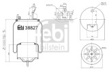 FEBI BILSTEIN 38827 Burduf, suspensie pneumatica