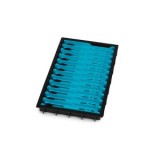 Set scarite Matrix Loaded Pole Winder Tray 130mm, culoare Light Blue