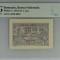 1 leu 1915 PMG66 unc bancnota gradata