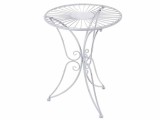 Cumpara ieftin Masa fier alb patinat 44x54 cm