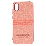 Husa Huawei Y5 2019, TPU, Piele Eco Denim, Rose Gold