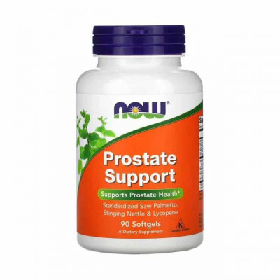 Prostate Support 90 softgels Prostata Now Foods foto