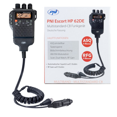 Resigilat : Statie radio CB portabila PNI Escort HP 62DE German version, multi sta foto