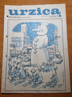 Revista Umoristica Urzica - 15 ianuarie 1989 foto