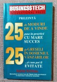 25 de moduri de a vinde cu succes. 25 de greseli in domeniul vanzarilor, 1998, Businesstech